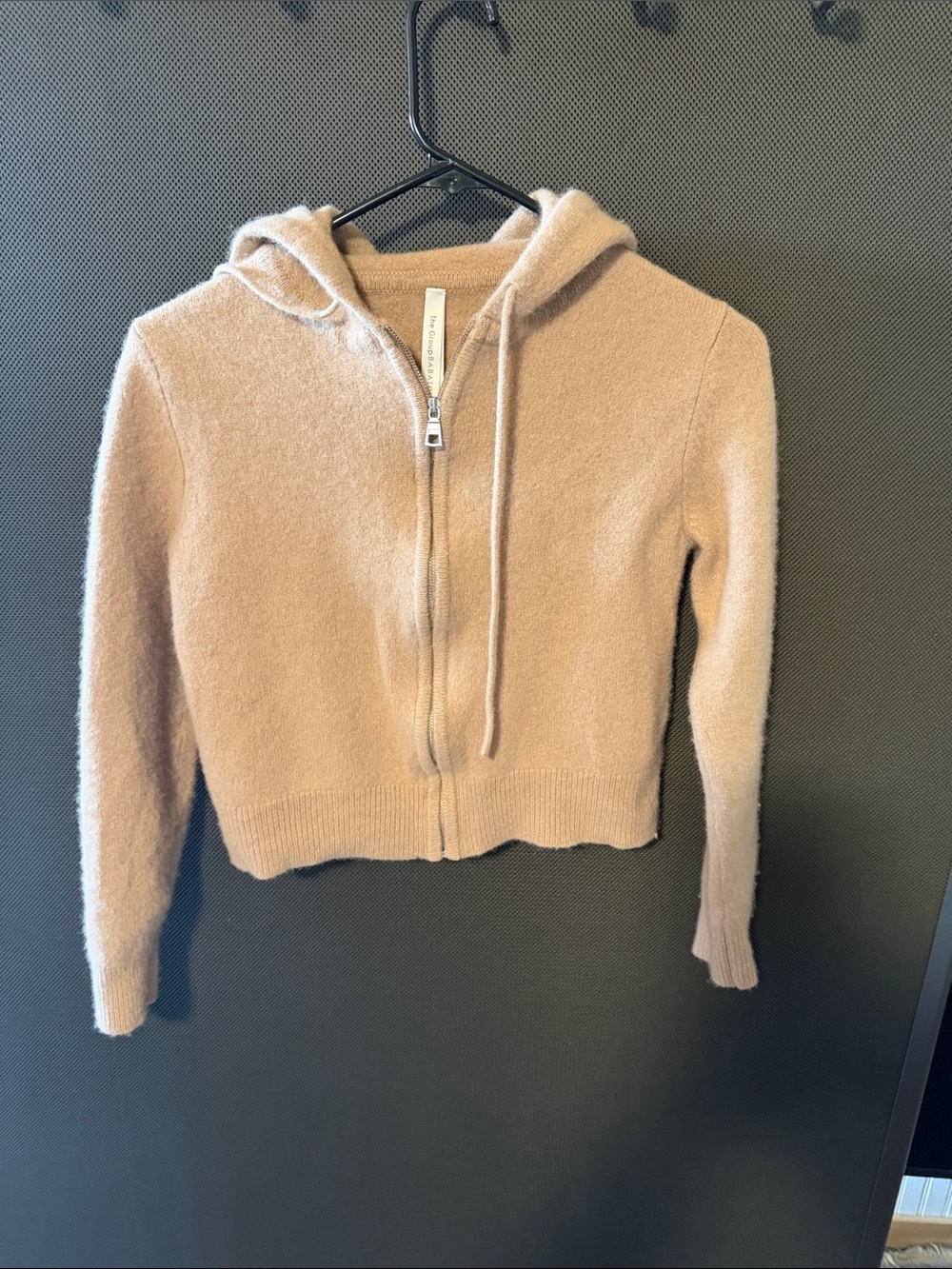 The Group Babaton Brown Cashmere zip up